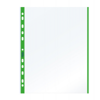 Buste forate con banda colorata Linear buccia - 21 x 29,7 cm - verde - conf. 10 pezzi - Favorit - 100460031 - 8006779318454 - DMwebShop