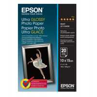 Carta Fotografica Ultra Glossy Photo Paper - 10 x 15 cm - 20 Fogli - Epson - C13S041926 - 010343855274 - DMwebShop