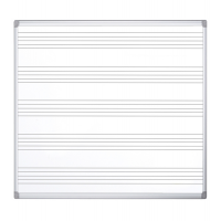 Lavagna magnetica Maya Musica - pentagramma musicale - 120 x 120 cm - Bi-office - CR1791170 - 5603750541790 - DMwebShop