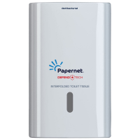 Dispenser antibatterico Defend Tech - per carta igienica interfogliata - Papernet - 416147 - 089024929561475 - DMwebShop