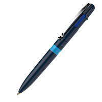 Penna a sfera Take 4 - punta media - 4 colori - fusto blu - conf. 10 pezzi - Schneider - P138003 - 4004675140135 - DMwebShop