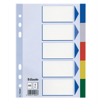 Separatore - 5 tasti colorati - PPL - A5 - multicolore - Esselte - 15264 - 5902812152647 - DMwebShop