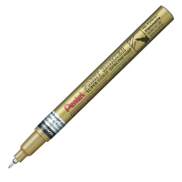 Marcatore Paint Marker Linea Amiko - punta extra fine - 0,6 mm - oro - Pentel - MFP10-X - 884851016881 - DMwebShop