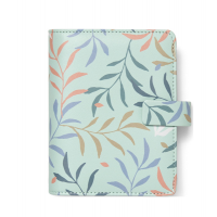 Organiser Botanical - f.to Pocket 146 x 128 x 36 mm - con cinturino - menta - Filofax - 22-022647 - DMwebShop