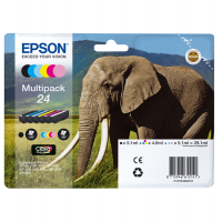 Multipack Cartucce Originale - Epson 24 - Confezione 6 cartucce - Epson - C13T24284012 - C13T24284011 - 8715946615141 - DMwebShop