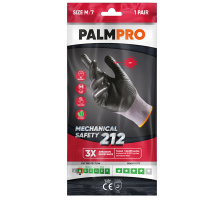 Guanti mechanical Safety Palmpro 212 - taglia XXL - grigio-nero - Icoguanti - NNTD-X212/XXL(10) - 8005830010832 - DMwebShop