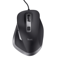 Mouse Fyda - a filo - nero - Trust - 24728 - 8713439247282 - DMwebShop