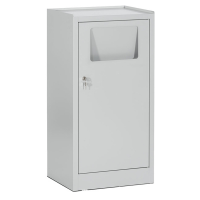 Armadietto portabiancheria - con sacco - 50 x 40 x 100 cm - grigio - Tecnotelai - E379G - DMwebShop