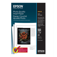 Carta fotografica Photo Quality Inkjet Paper - A4 - 100 Fogli - Epson - C13S041061 - 8715946190723 - DMwebShop