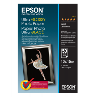 Carta Fotografica Ultra Glossy Photo Paper - 10 x 15 cm - 50 Fogli - Epson - C13S041943 - 010343855540 - DMwebShop