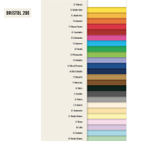 Cartoncino Bristol Color - 50 x 70 cm - 200 gr - bianco 01 - conf. 25 pezzi - Favini - A350022 - 8007057560312 - DMwebShop