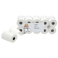 Rotolo per POS e carte di credito - 57 mm x 30 mt - Ø esterno 50 mm - anima 12 mm - 55 gr - carta termica BPA free - blister 10 pezzi - Sabacart - 3125057030BX - 8024828581956 - DMwebShop