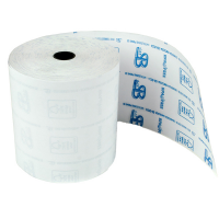 Rotolo registratore cassa - 57,5 mm x 80 mt - Ø esterno 77 mm - anima 12 mm - 55 gr - carta termica BPA free - blister 10 pezzi - Sabacart - 3126057580CX - 8024828702146 - DMwebShop