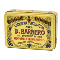 Scrigno regalo - con praline miste - 150 gr - metallo - giallo - D. Barbero - METP - 8025133130181 - DMwebShop