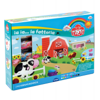 Dido' Farm - 10 salsiciotti - con formine e scenario 3d - Dido - 350200 - 8000144006526 - DMwebShop