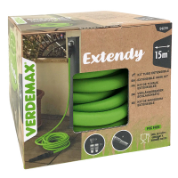 Tubo da giardno a 6 strati estensibile Extendy - 15 mt - TPE - verde - Verdemax - 9629 - 8015358096294 - DMwebShop