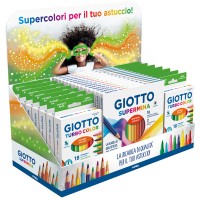 Espositore 15 astucci Supermina + 14 astucci Turbo Color - Giotto - 8000825013768 - DMwebShop
