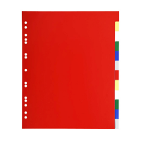 Separatore neutro a 12 tacche - PPL - colori assortiti - A4 Maxi - DMwebShop