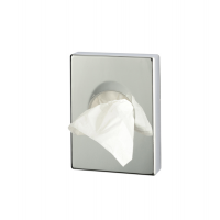 Dispenser per sacchetti igienici - 9,8 x 2,5 x 13,8 cm - ABS - argento cromato - Medial International - 130002 - 8033433774431 - DMwebShop