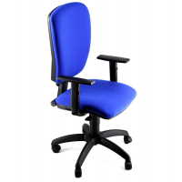 Sedia operativa Cluster - con ruote e braccioli - blu - Unisit - CSA/EB - 8050043742841 - DMwebShop