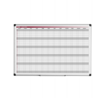 Planner magnetico annuale - 90 x 60 cm - silver - Bi-office - GA03268170 - 5603750070481 - DMwebShop