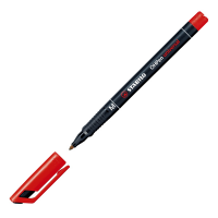 Pennarello OHPen universal permanente 843 - punta media 1 mm - rosso - 4006381115421 - DMwebShop