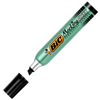 Marcatore permanente Marking Onyx 1591 - punta a scalpello 2,7 - 6,2 mm - nero - conf. 12 pezzi - Bic - 8418303 - 3086123010000 - DMwebShop