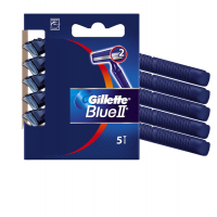 Gillette Blue II Standard - Gillette - kit 5 rasoi 2 lame usa & getta - GL001 - 3014260201753 - DMwebShop