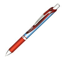 Roller a scatto Energel XM Click - punta 0,5 mm - rosso - conf. 12 pezzi - Pentel - BLN75-BO - 4902506070890 - DMwebShop