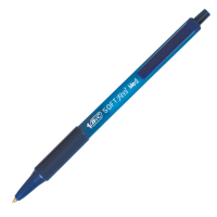 Penne a sfera a scatto Soft Feel - punta 1 mm - blu - conf. 12 pezzi - Bic - 837398 - 070330914346 - DMwebShop