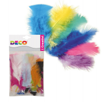 Piume colorate - 10 gr - Deco - 05756 - DMwebShop