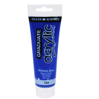 Colore acrilico fine Graduate - 120 ml - blu ftalo - Daler Rowney - D123120143 - 5011386020587 - DMwebShop