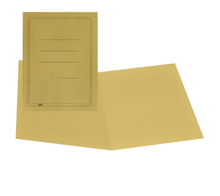 Cartelline semplici con stampa cartoncino Manilla - 145 gr - 25 x 34 cm - giallo - conf. 100 pezzi - Cart. Garda - CG0113MFSXXAK04 - DMwebShop