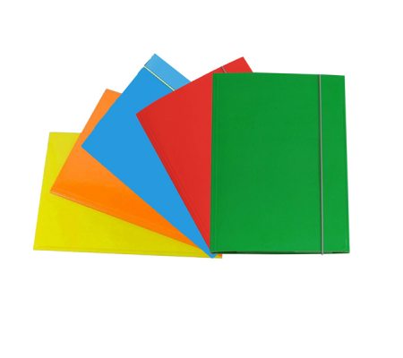 Cartellina con elastico cartone plastificato 3 lembi - 17 x 25 cm - colori assortiti - Cart. Garda - CG0040LBXXXAE15 - 8001182000071 - DMwebShop