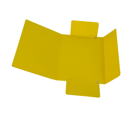 Cartellina con elastico presspan 3 lembi - 700 gr - 25 x 34 cm - giallo - conf. 10 pezzi - Cart. Garda - CG0032PBXXXAE04 - 8001182000538 - DMwebShop