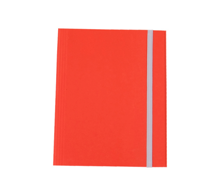 Cartella con elastico fibrone 3 lembi - 27 x 37 cm - rosso - conf. 5 pezzi - Cart. Garda - CG0075FEXXXAC02 - 8001182002761 - DMwebShop