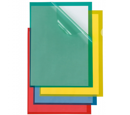 Cartelline a L Poli 150 Color PPL buccia - 21 x 29,7 cm - giallo - conf. 25 pezzi - Sei Rota - 66232206 - 8004972023946 - DMwebShop