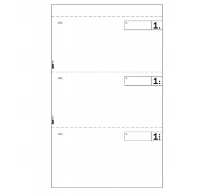 Blocco comande a 3 tagliandi - 25-25 fogli autoricalcanti - 17 x 9,9 cm - conf. 20 pezzi - Edipro - E5917 - 8023328591700 - DMwebShop