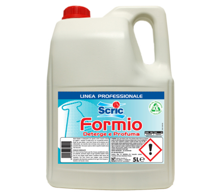 Detergente igienizzante per pavimenti Formio - tanica da 5 lt - Scric - 120704810018 - 8004393810019 - DMwebShop