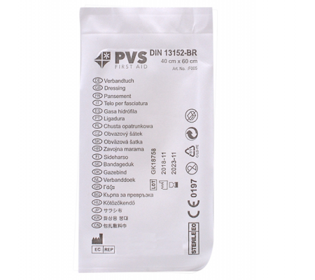 Telo sterile - TNT - 40 x 60 cm - Pvs - TEL025 - 8034028012884 - DMwebShop