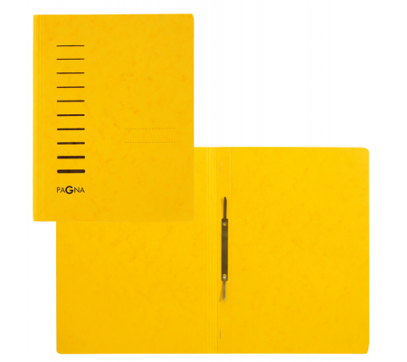 Cartella con pressino - cartone - A4 - giallo - Pagna - 28001-05 - 4013951004139 - DMwebShop