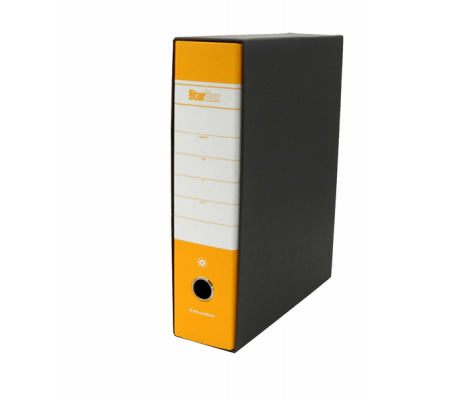 Registratore Starbox sfuso - dorso 8 cm - protocollo - 23 x 33 cm - giallo - Starline - STL4003 sfuso - 8025133016522 - DMwebShop