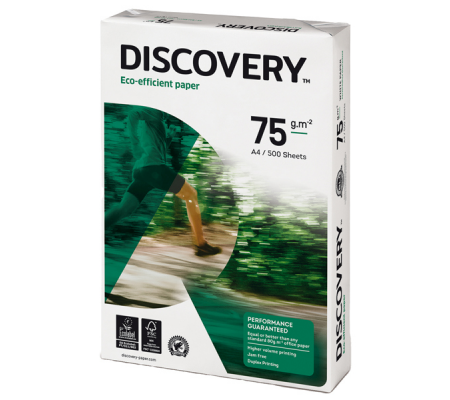 Carta Discovery - 75 - A4 - 75 gr - bianco - conf. 500 fogli - Discovery75A4 - 5602024083271 - DMwebShop