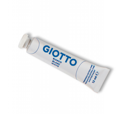 Tempera Tubo 4 - 12 ml - bianco - Giotto - 35200100 - 8000825320019 - DMwebShop