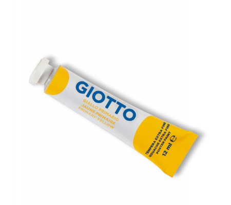 Tempera Tubo 4 - 12 ml - giallo primario - conf. 6 pezzi - Giotto - 35200200 - 8000825320026 - DMwebShop