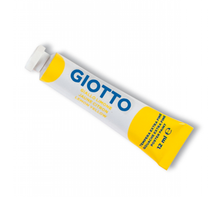 Tempera Tubo 4 - 12 ml - giallo limone - Giotto - 35200300 - 8000825036767 - DMwebShop