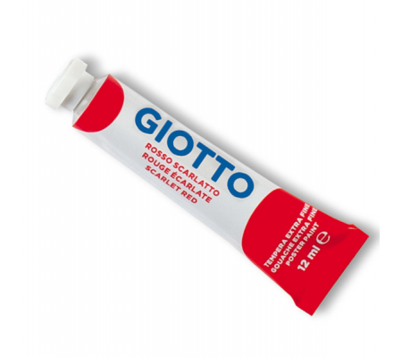 Tempera Tubo 4 - 12 ml - rosso scarlatto - Giotto - 35200800 - 8000825320088 - DMwebShop