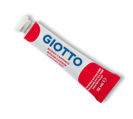 Tempera Tubo 4 - 12 ml - rosso carminio - Giotto - 35200900 - 8000825036835 - DMwebShop