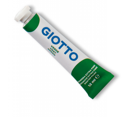 Tempera Tubo 4 - 12 ml - verde - conf. 6 pezzi - Giotto - 35201200 - 8000825036866 - DMwebShop