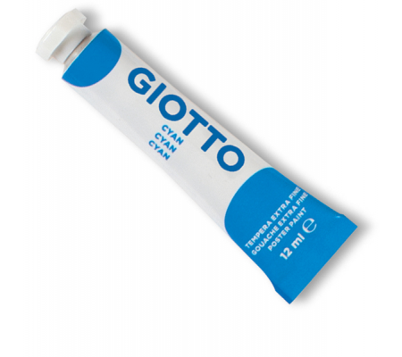 Tempera Tubo 4 - 12 ml - cyano - Giotto - 35201500 - 8000825320156 - DMwebShop